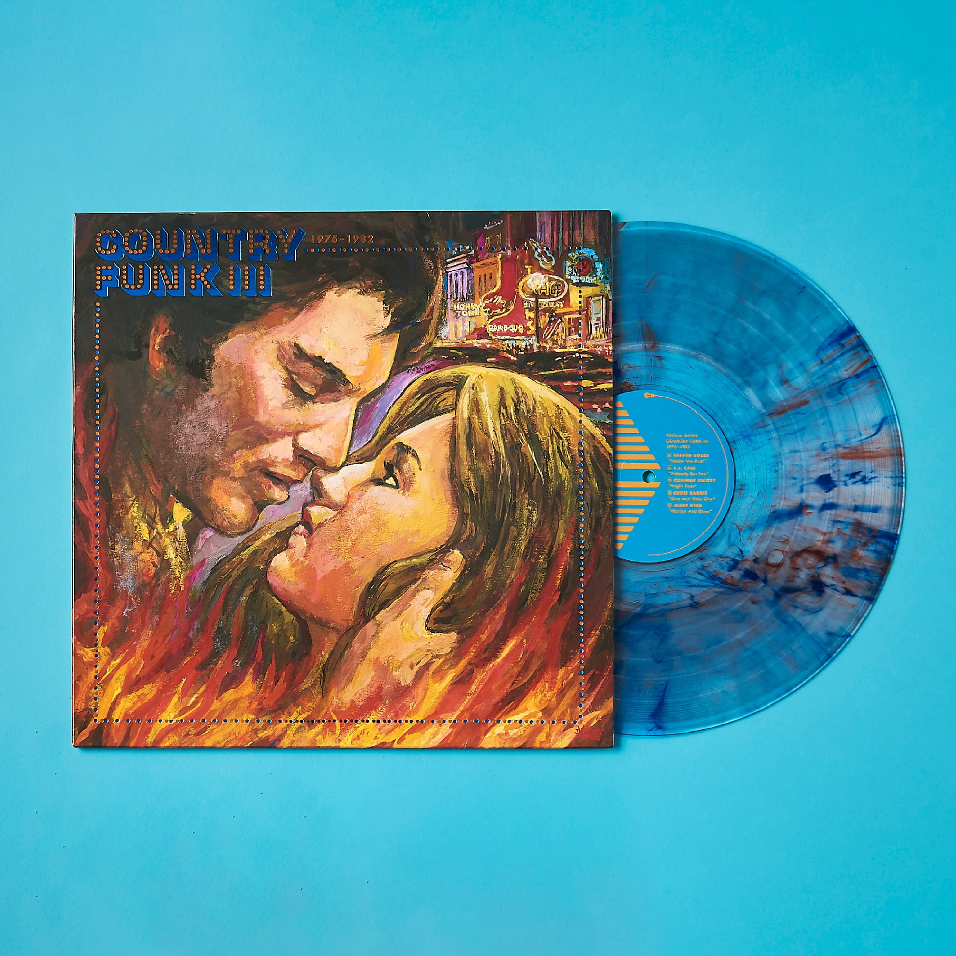 Various Artists - Country Funk III 1975-1982 [2xLP - Red/Blue Swirl]